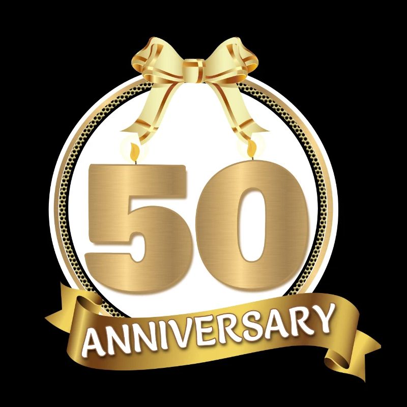 50th Anniversary Golden Wedding Anniversary