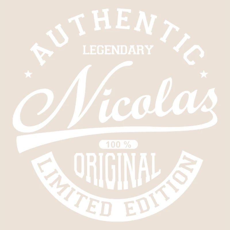 NICOLAS Tshirt personalized name gift nicolas