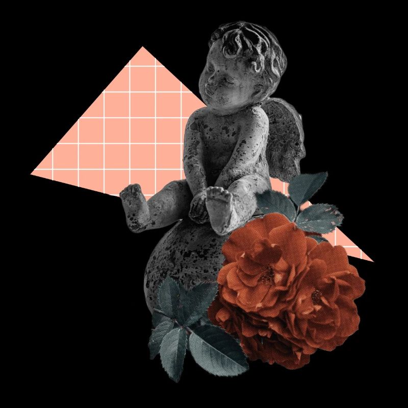 Collage d’ange de chéri