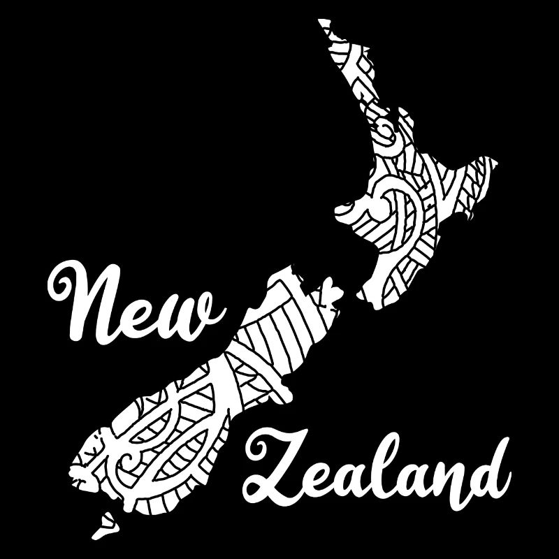 Neuseeland Umriss Kiwi Aotearoa backpacker 005-001