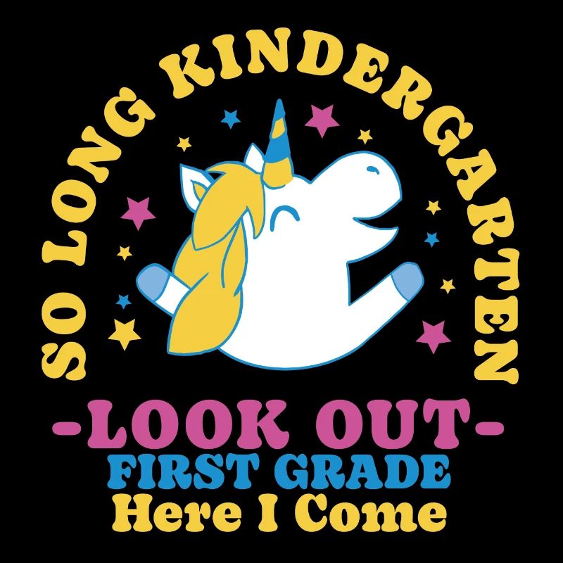 Einschulung Einhorn Tschüss Kindergarten