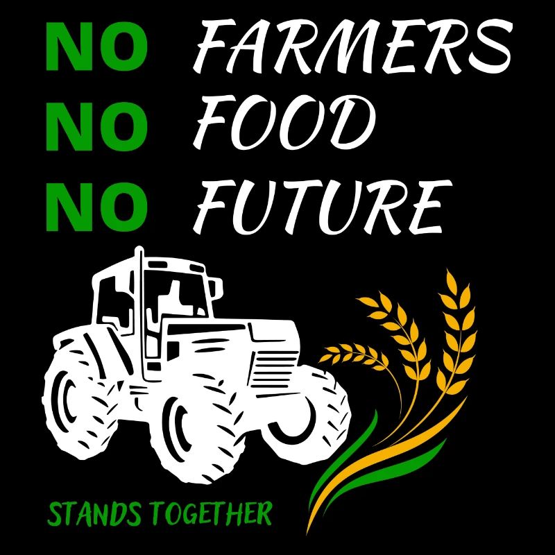 Pas d’agriculteurs, pas de nourriture, pas d’avenir - se tient ensemble