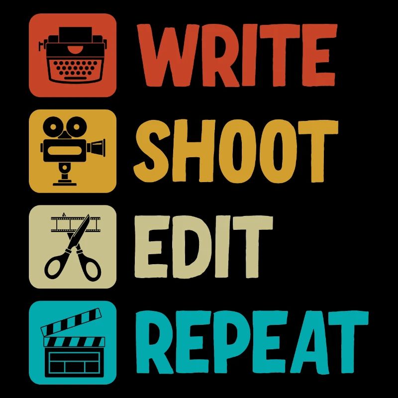 Écrire Shoot Edit Répéter Cinéaste