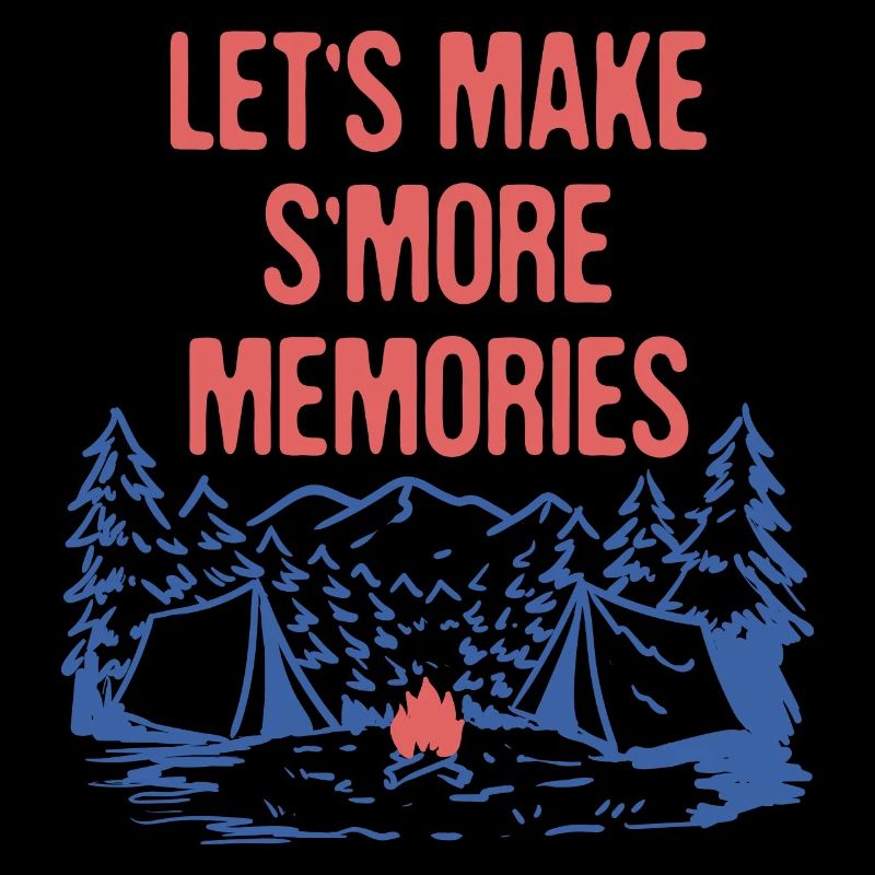 Faisons S’more Memories Camping Drôle Camper
