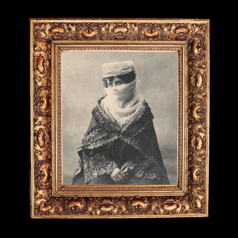 Dame de harem Empire ottoman sur carte postale