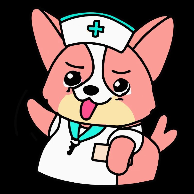 Corgi Krankenschwester Hund Welsh