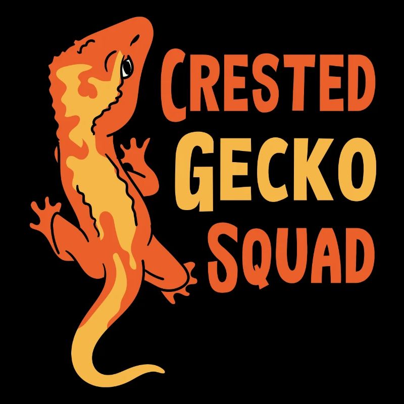 Crested Gecko Squad Nette Reptilien-Echse