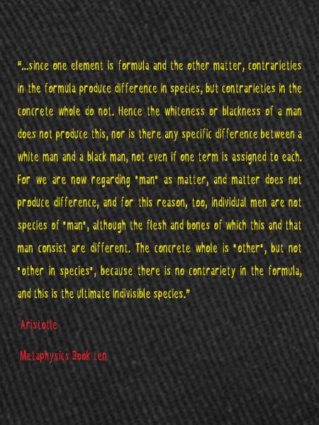 Aristotle Metaphysics Book ten