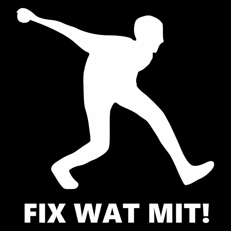 Plattdeutscher Boßel Spruch Fix wat mit - Geschenk