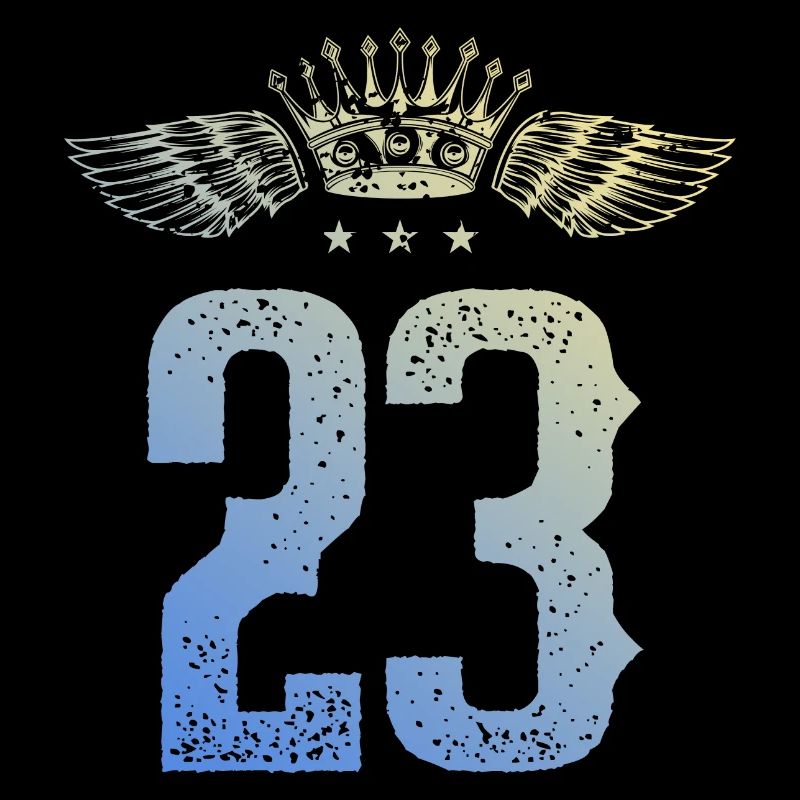 23 Zahl Krone