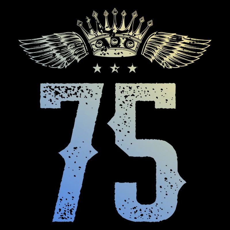 75 Number crown