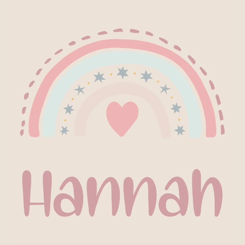 Hannah Name Rainbow