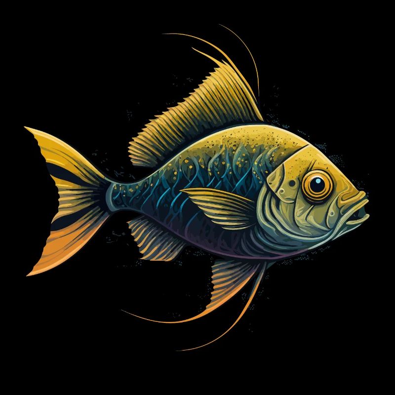 Poisson jaune