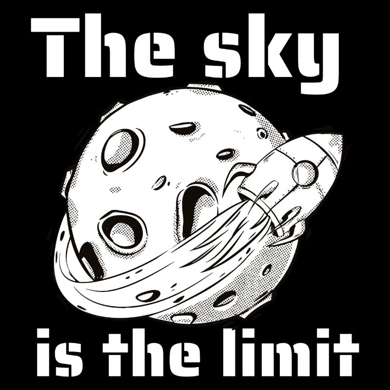 The Sky Is The Limit Retro Outer Space Designs