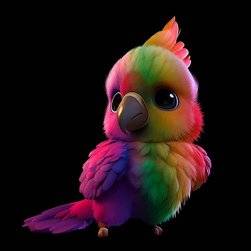 Regenbogen Papagei