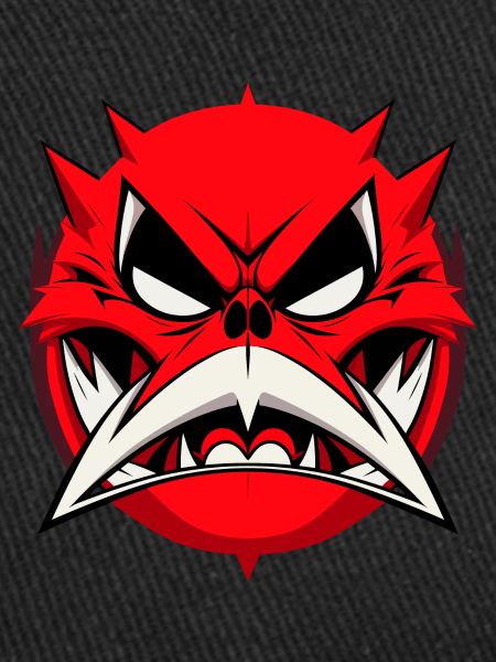 Abstract Evil Face