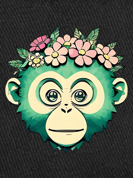 Flowery monkey friend