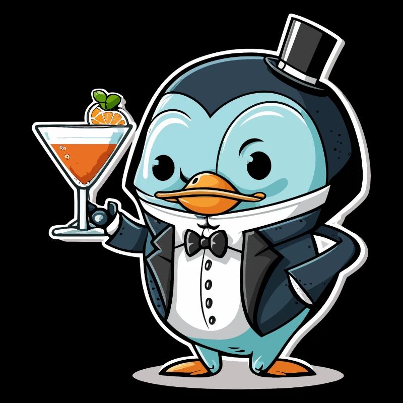 Pinguine gießen