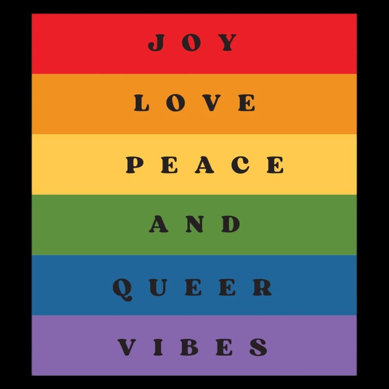 Freude, Liebe, Frieden und queere Vibes