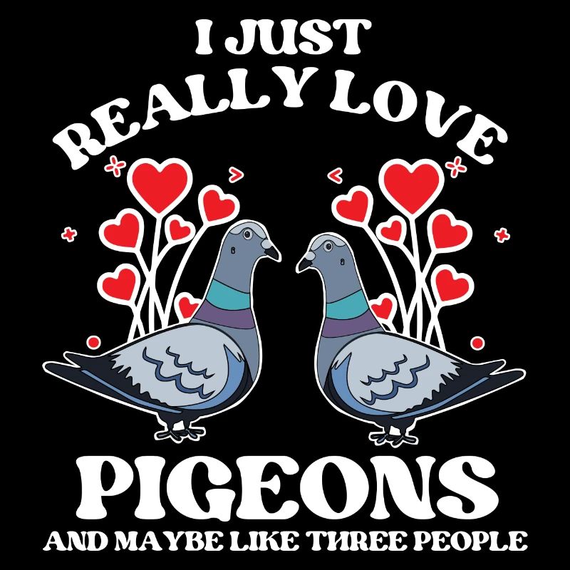 J’aime vraiment la conception de pigeons pour les amateurs de pigeons