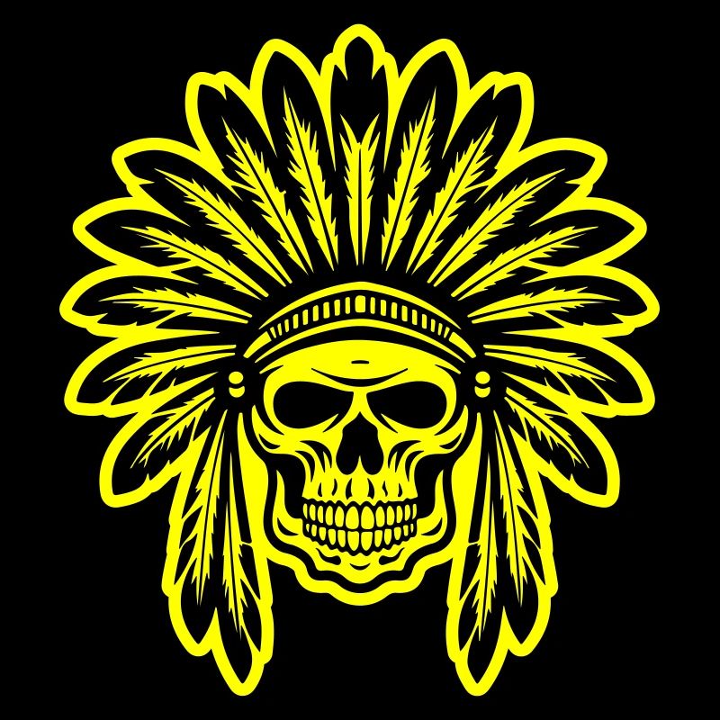 Crâne de chef indien apache