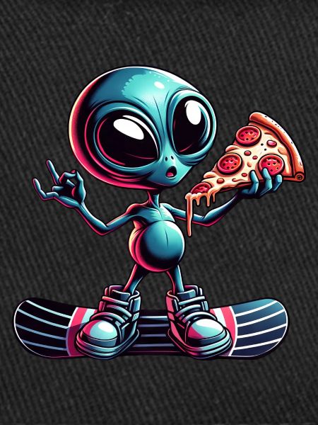 Alien Snowboarder: Pizza Action