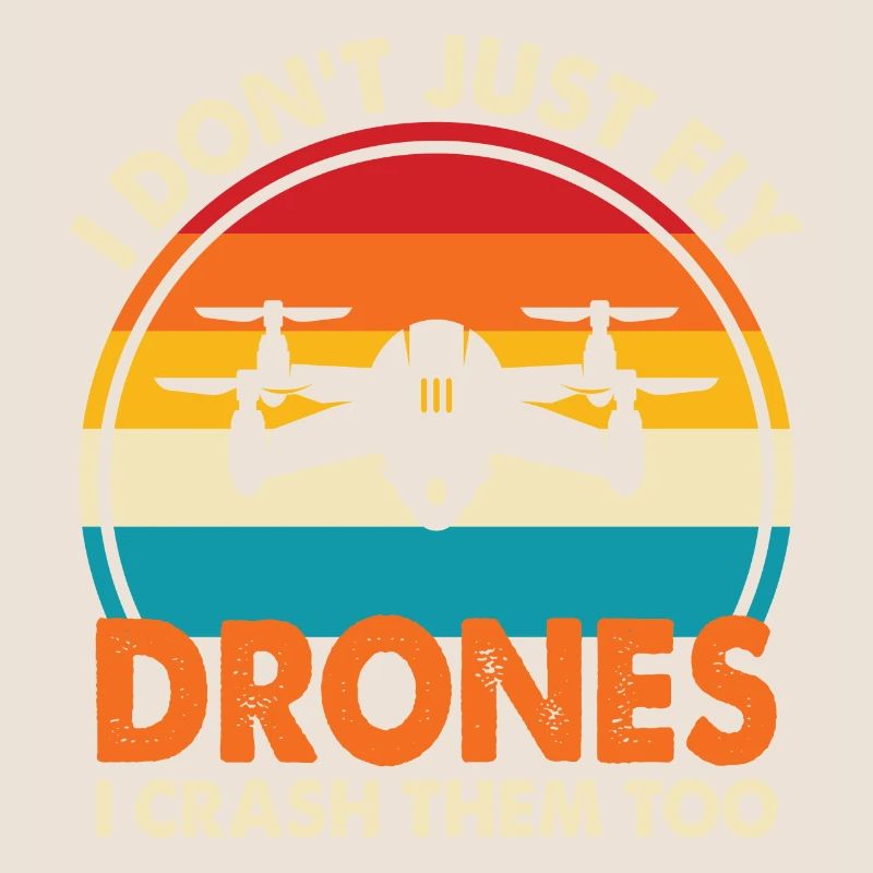 Je ne me contente pas de piloter des drones, je les écrase aussi