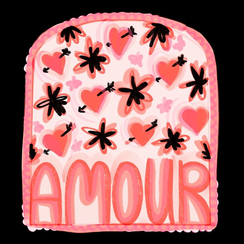 Amour Amour Coeurs et Fleurs