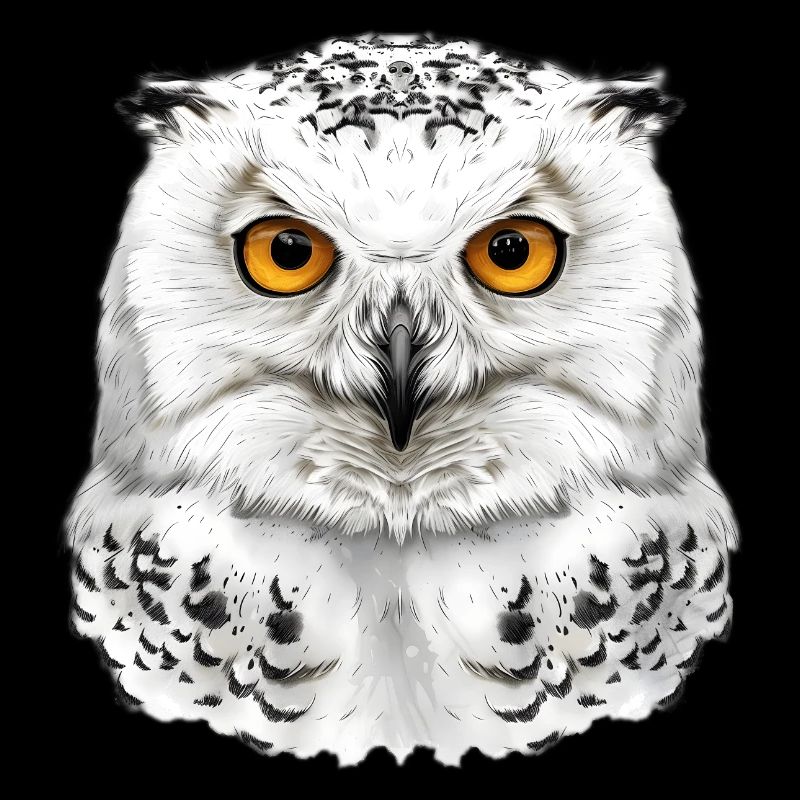 Snowy Owl Head