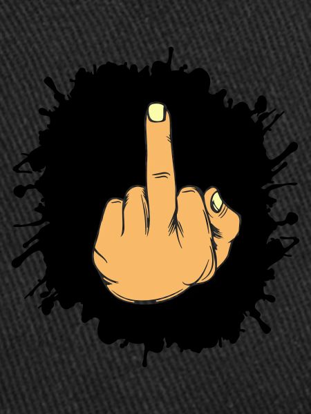 splatter mittelfinger