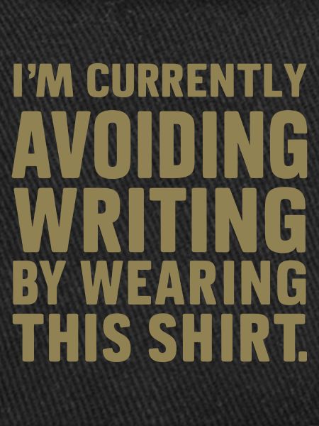 Writing Avoidance: The Confession