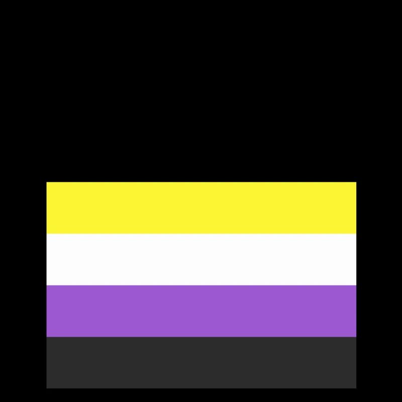 Drapeau non binaire Soi authentique