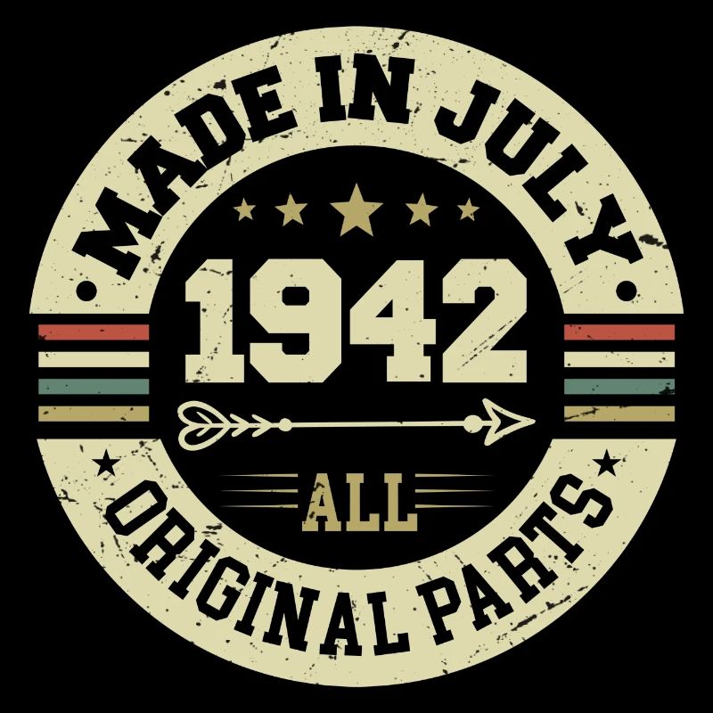 Juli 1942 Geburtstagsgeschenk 1942 I Made in July