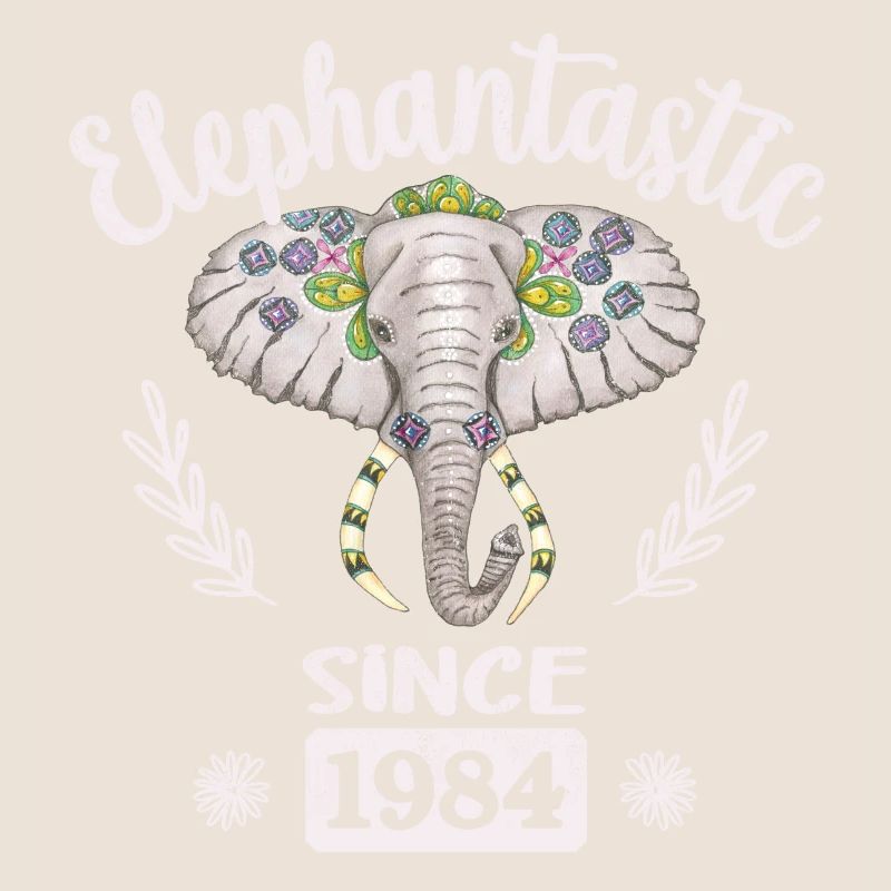 Elephantastic since 1984, Elephant Head Decorated