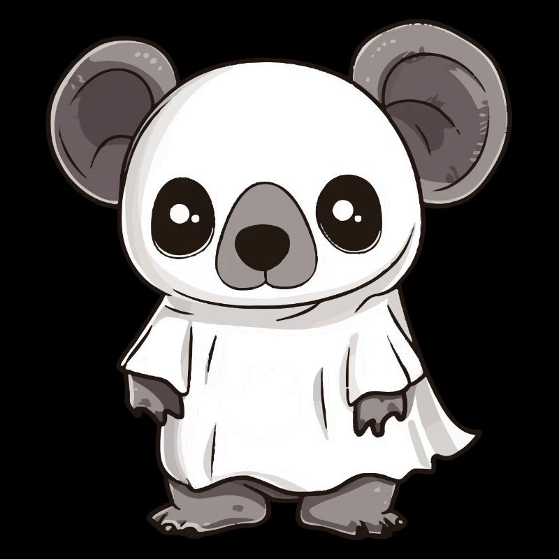 Koala Halloween Comic Geist