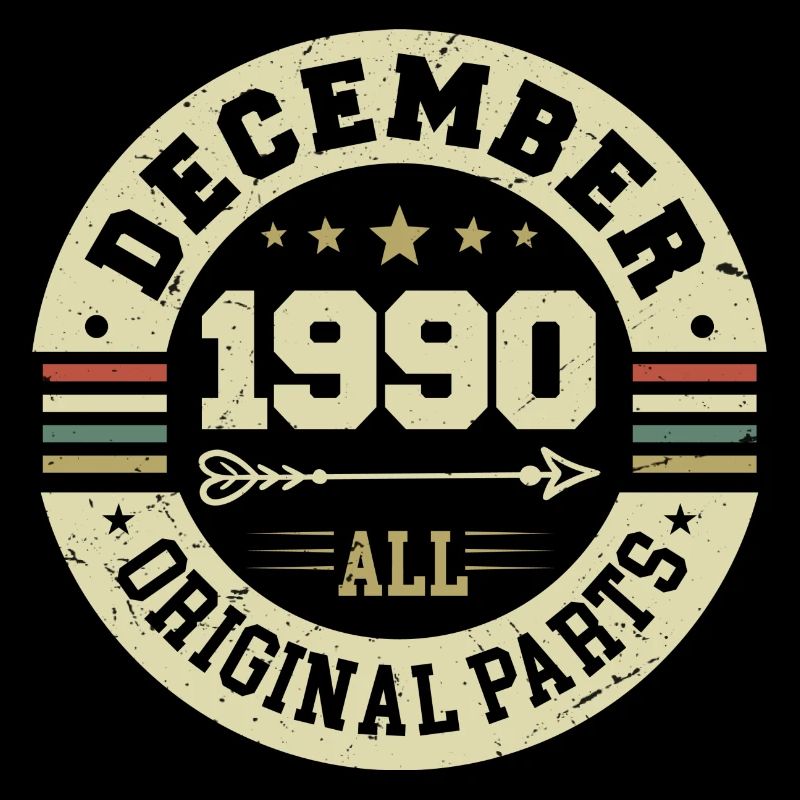 Légendes Anniversaire Décembre 1990 Naissance Cadeau