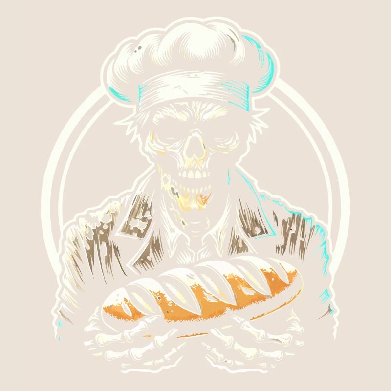 Baking Dead Zombie Baker Creepy Baker