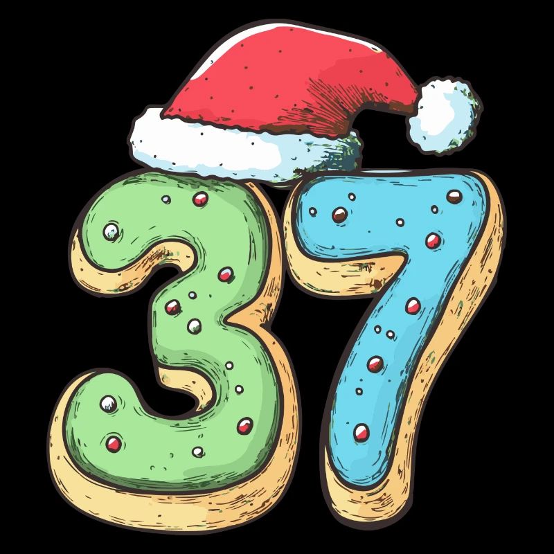 Biscuit de Noël à 37 chiffres