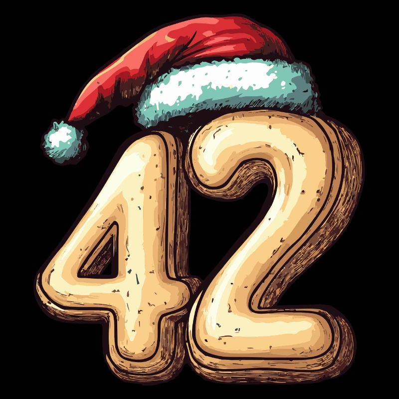 Biscuit de Noël 42 chiffres