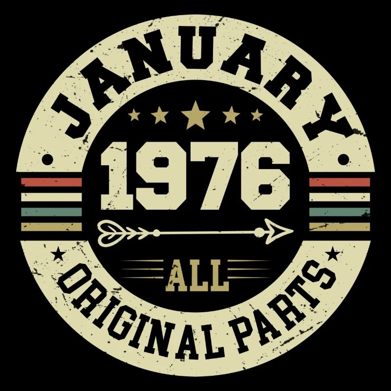 Janvier 1976 - Anniversaire en janvier 1976