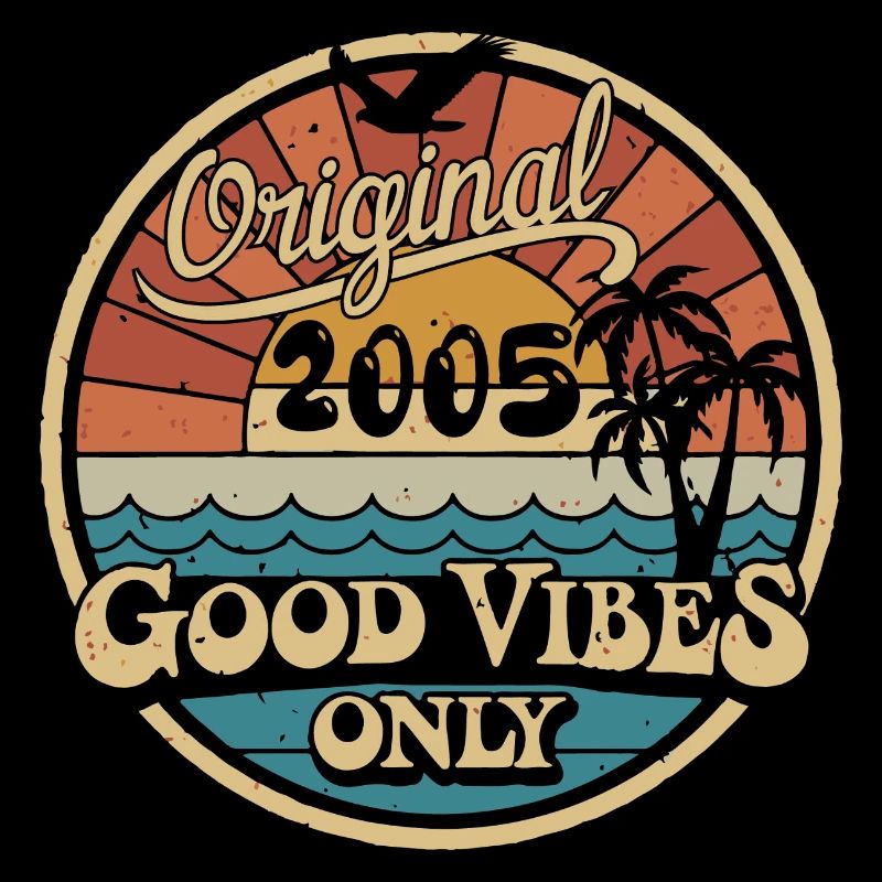 Original 2005 Millésime 2005 Anniversaire Rétro 2005