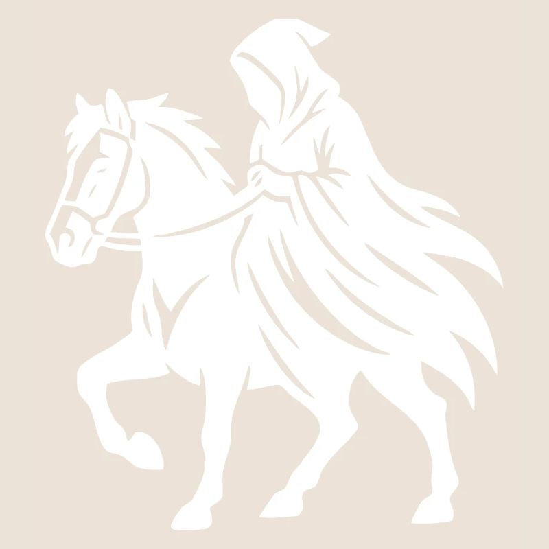 Conception de la silhouette du chevalier mystique