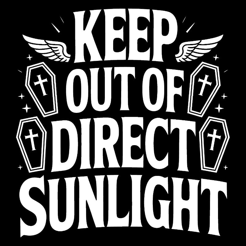 Tenir à l’abri de la lumière directe du soleil ! Vampire Goth Emo