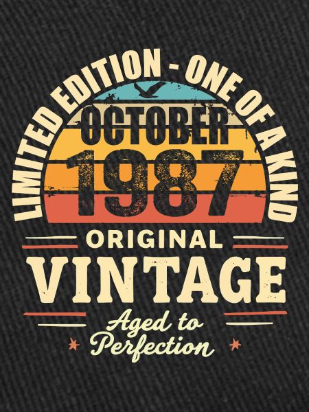 Rétro Octobre 1987 - birthday october 1987