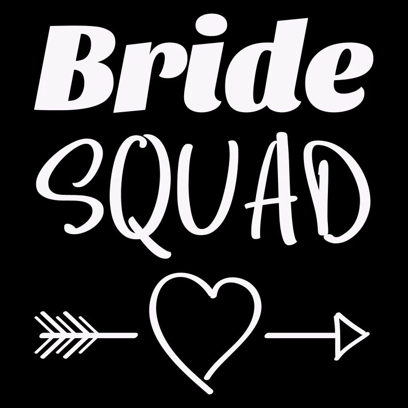 Braut Squad Herz Pfeil