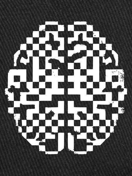Brain Pixel Art Anatomy