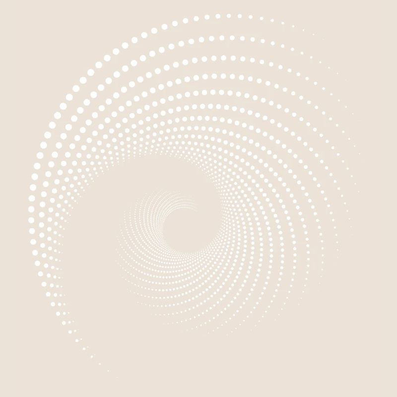 Spiral Dot Galaxy Print
