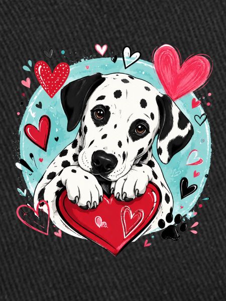 Amour dalmatien - noir