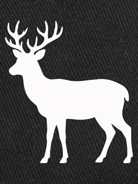 Moonlight Deer Silhouette
