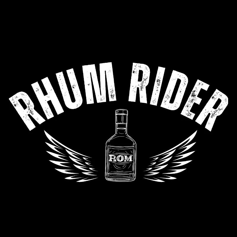 Rum Rider Geschenk Humor Aperitif Alkohol